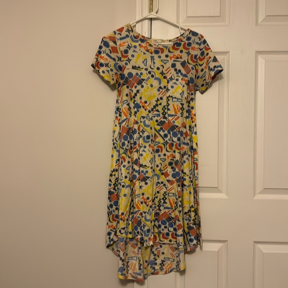 LuLaRoe Carly funky 90s print